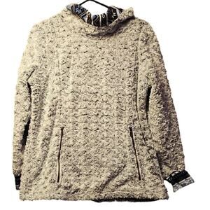 Wooly Bully faux fur fleece hoodie